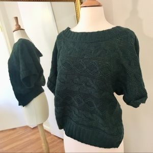 NWT Jade Green Cable Sweater Forever 21